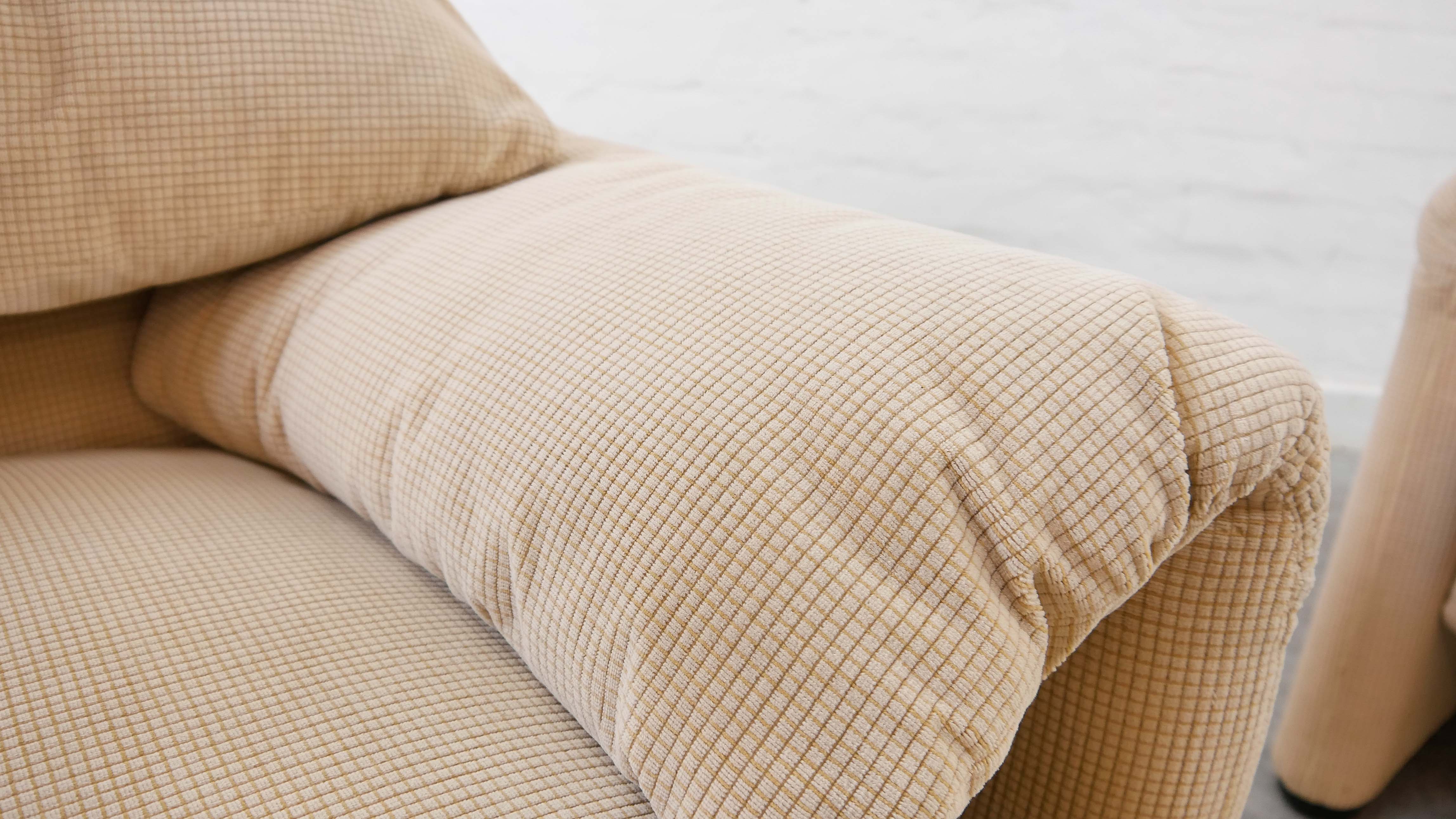 Set of Maralunga 2-seater & armchair by Vico Magistretti for Cassina, Italy