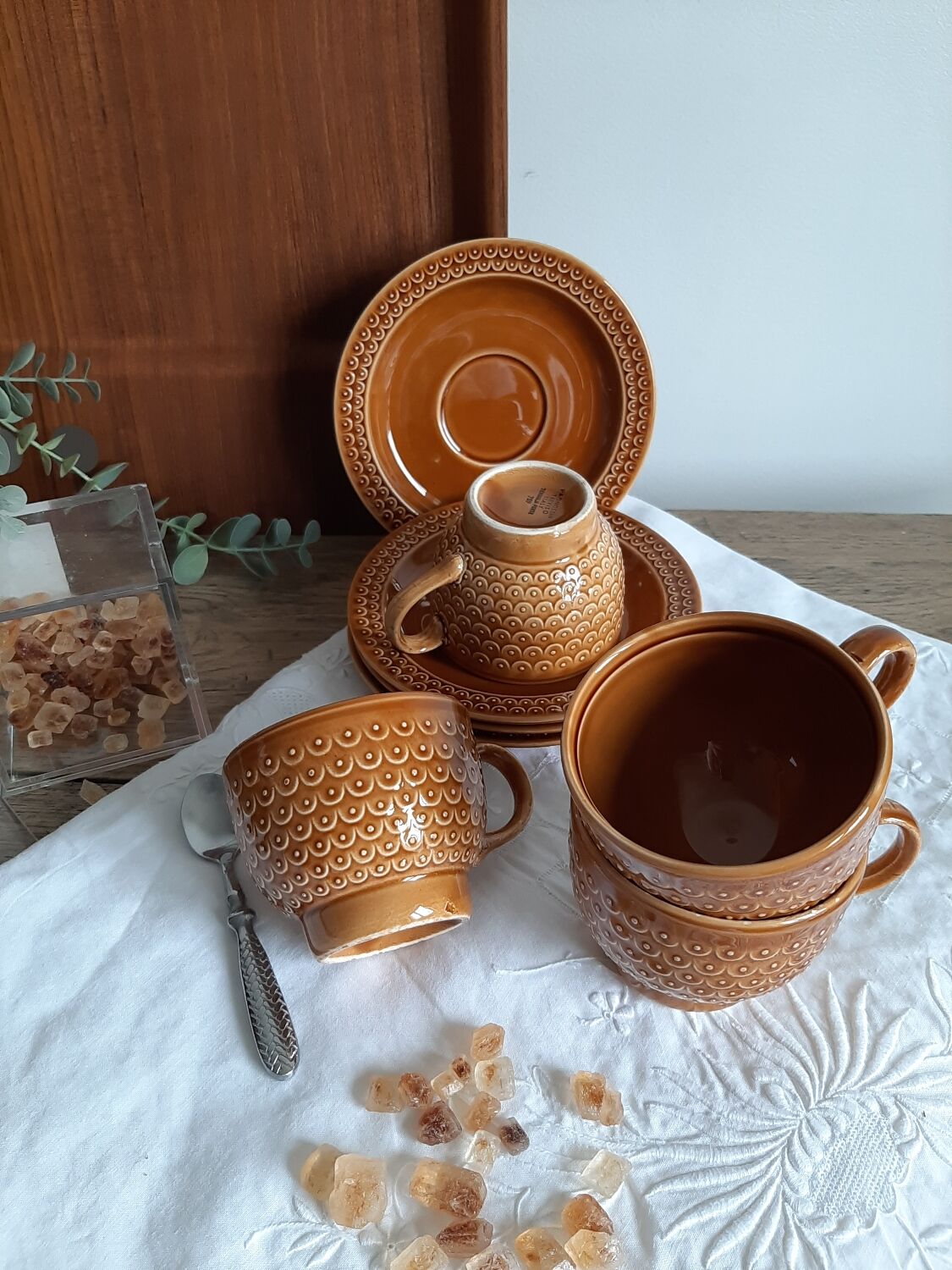 Vintage cups and saucers Pagnossin