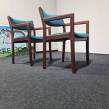 Paire de chaises de directeur en teck