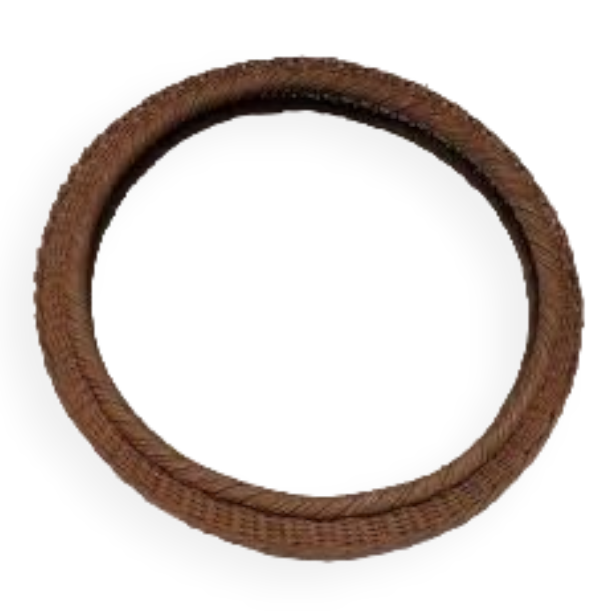 Vintage rattan mirror