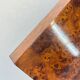 XL square coffee table by Turri in burl wood