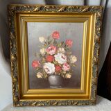 Oil on canvas, framed still life