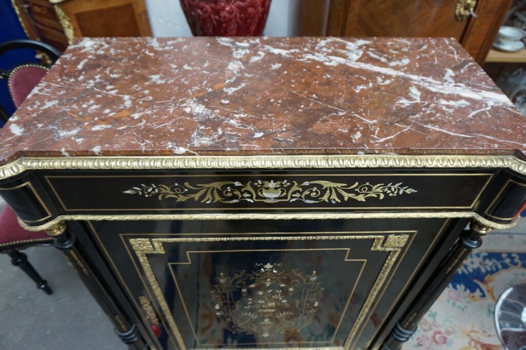 Cabinet Napoleon III blackened