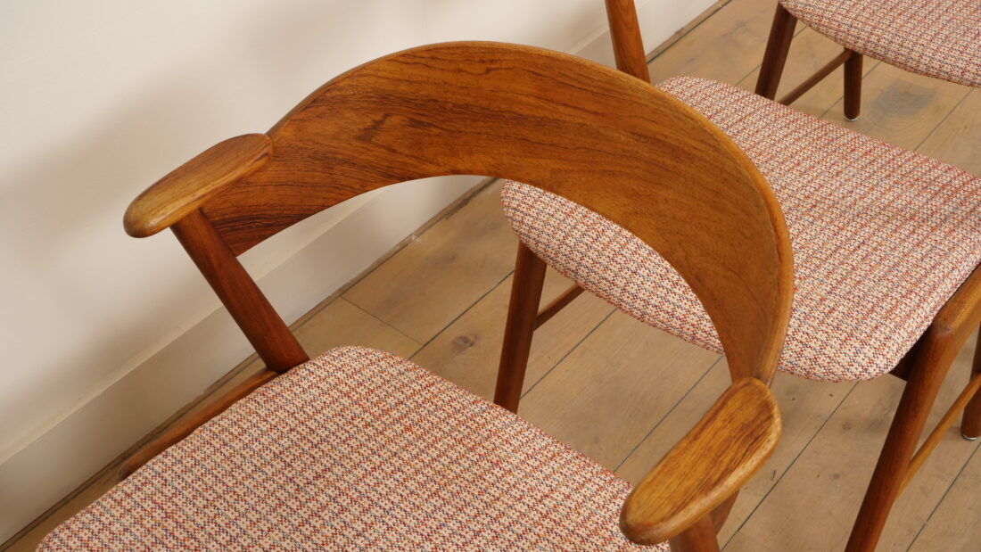4 x dining chairs | Korup Stolefabrik | KS 21 | Re-upholstered