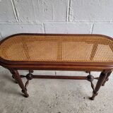 Wooden piano bench and cannage