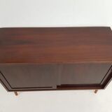 Danish vintage furniture with rosewood sliding doors Hundevad