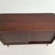 Danish vintage furniture with rosewood sliding doors Hundevad