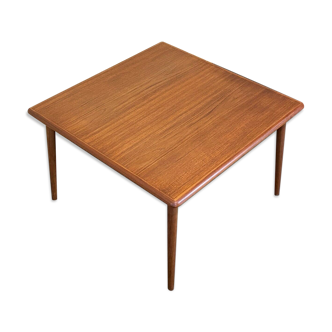 60s 70s teak coffee table danish modern design denmark 60s