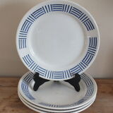Set of 4 flat plates
