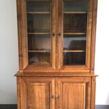 Louis Philippe display cabinet in cherry wood