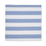 Set of 6 blue striped napkins