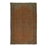 Tapis turc anatolien vintage fait main 283 cm x 175 cm