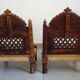 2 chaises traditionnelles Pida, Inde, années 50/60