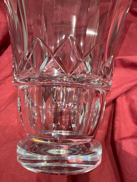 Baccarat crystal vase