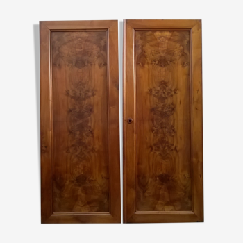 Ancienne paire de portes armoire