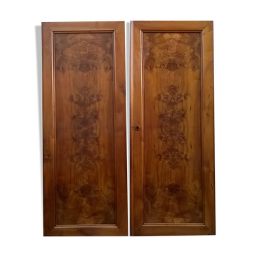 Ancienne paire de portes armoire