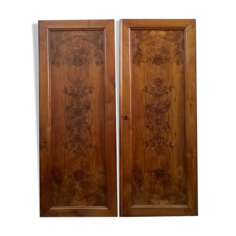 Ancienne paire de portes armoire