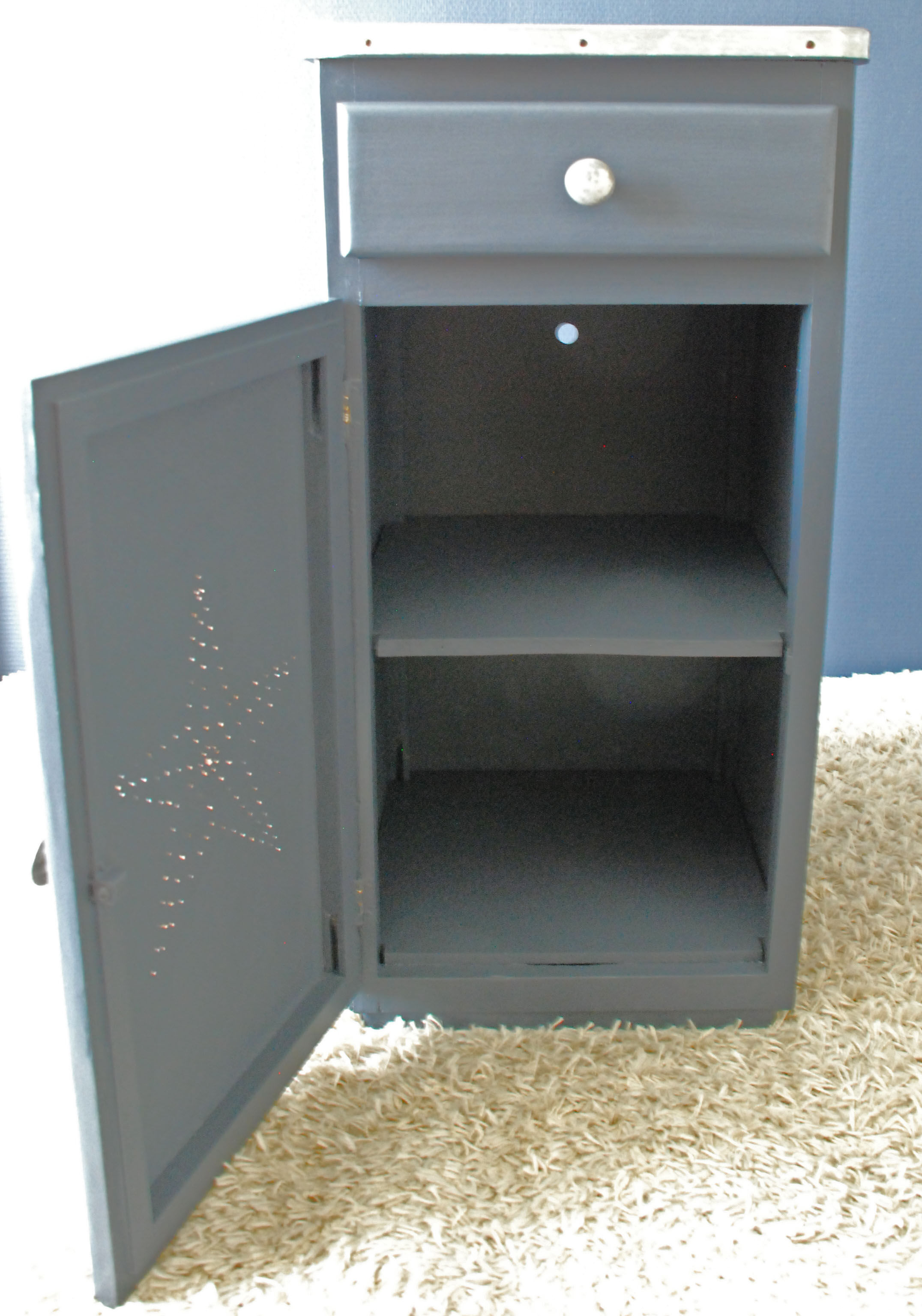 Former storage cabinet