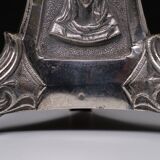 Antique Silver plated France church candle sticks 1850s