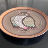 Plat Hibou années 70
