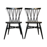 Vintage Ercol bar chairs pair