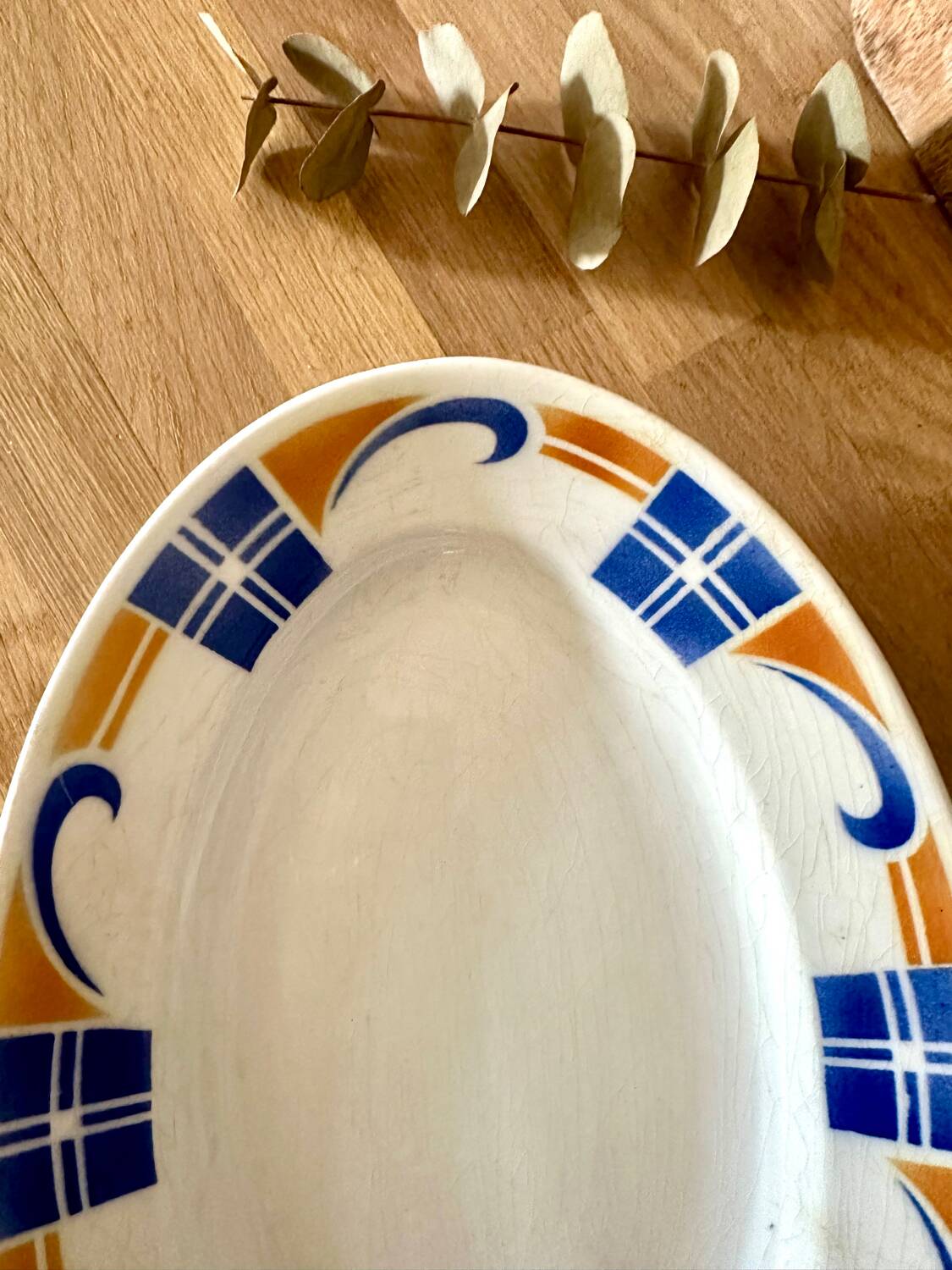 Oval dish Moulin des Loups