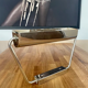Vintage adjustable modernist wall lamp, chromed metal, France 1960