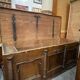 17th-century carved oak antique chest
