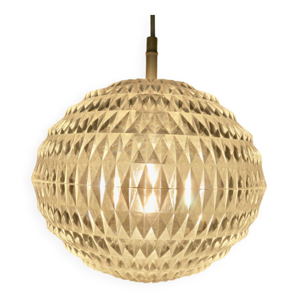 Suspension ''ERCO'' Diamond par Aloys Gangkofner, Allemagne 1970