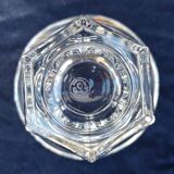 Tulip-shaped Baccarat crystal pot signed