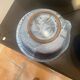 Ceramic cup on foot