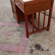 Old vintage wooden desk