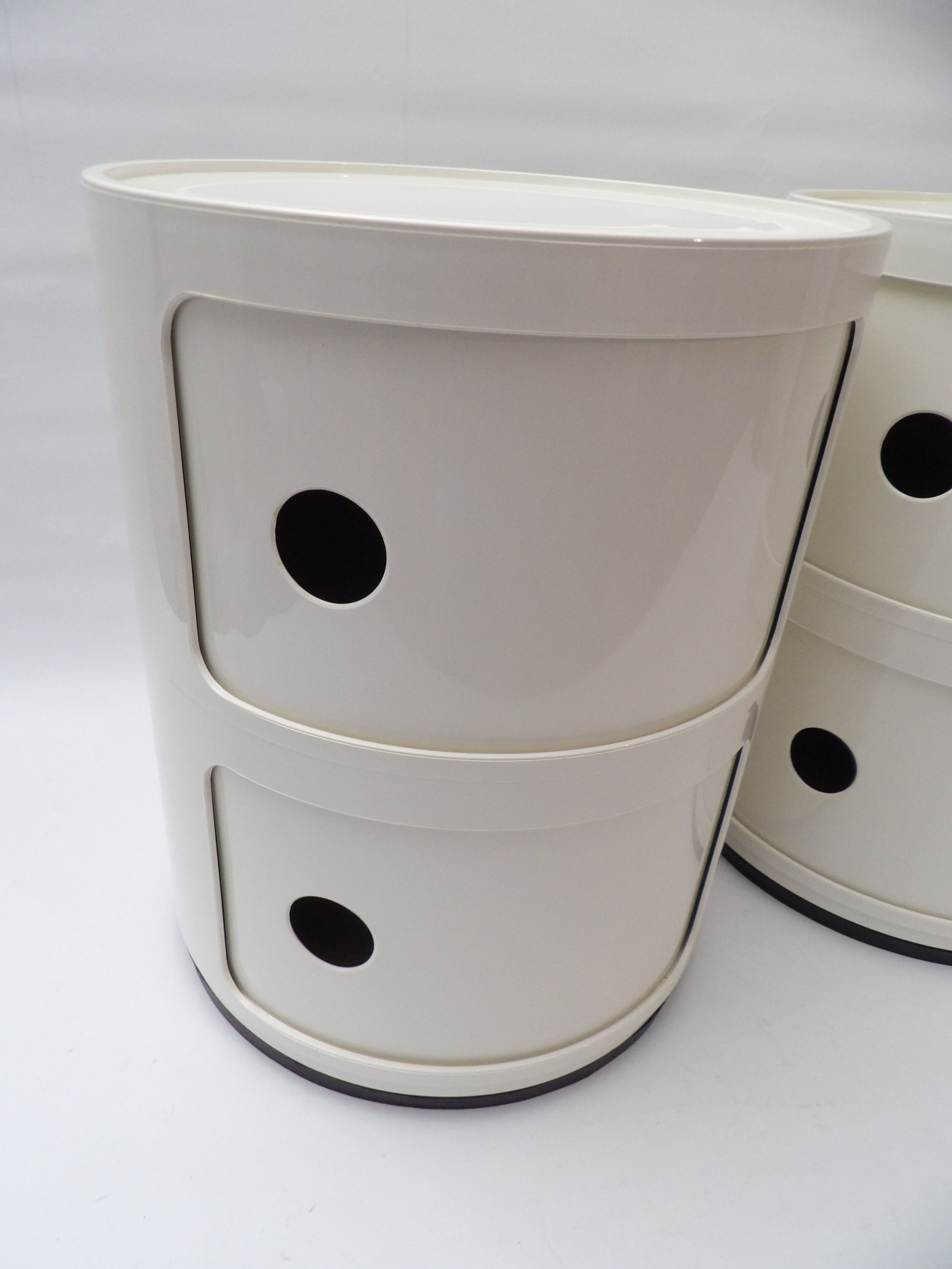 Pair of Tables of extra or end of sofa Kartell by Anna Castelli