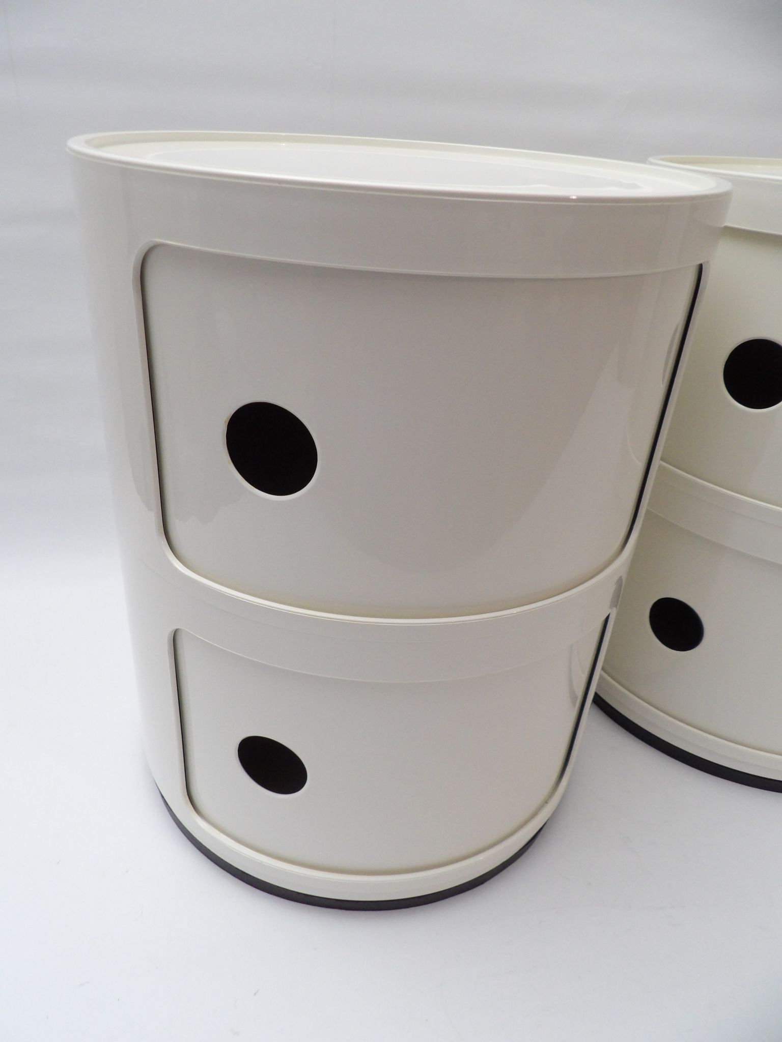 Pair of Tables of extra or end of sofa Kartell by Anna Castelli