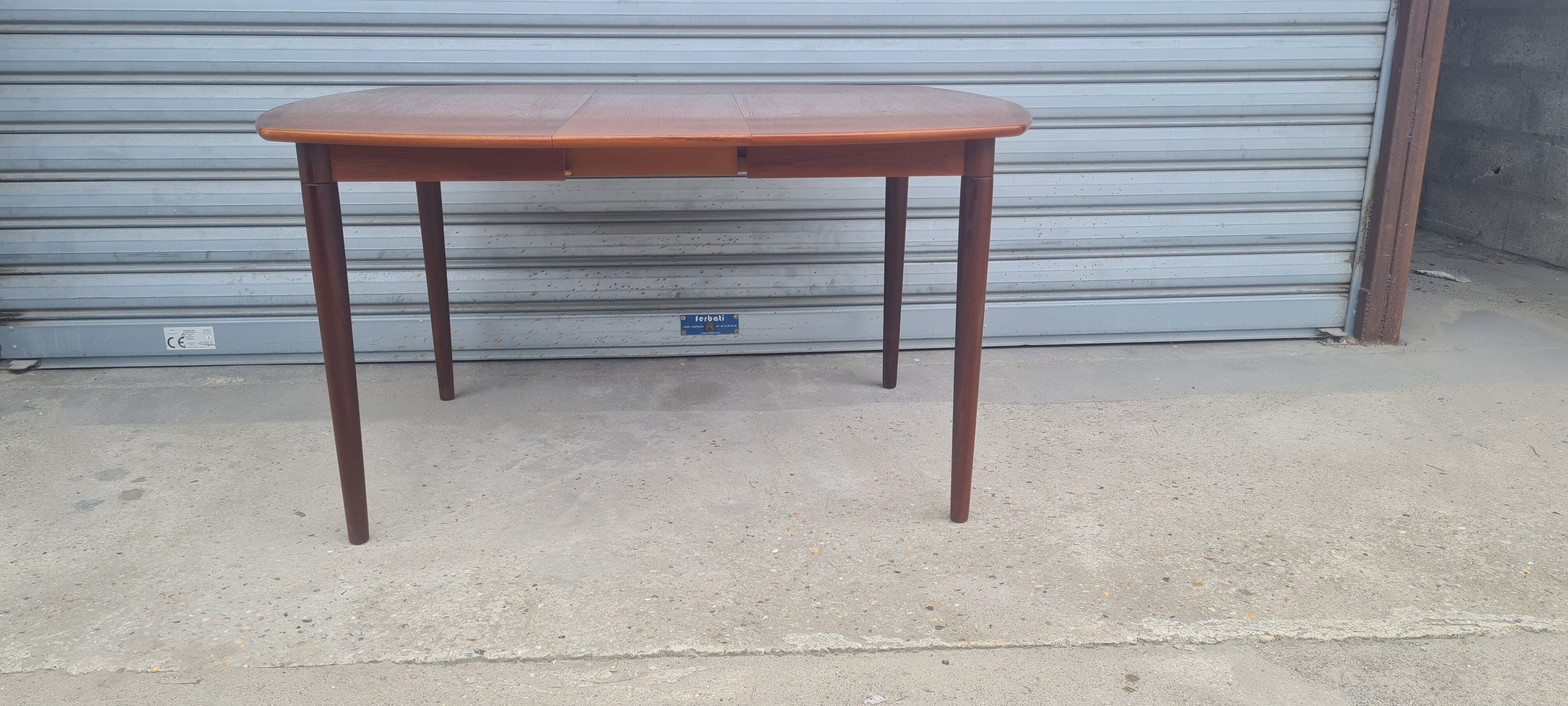 Danish teak dining table by Alf Aarseth for Gustav Bahus