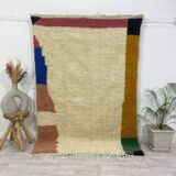 Handmade wool berber rug 250 x 150 cm