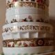 Set of 12 mismatched porcelain bowls