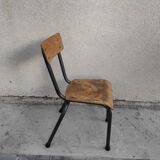 Chaise écolier enfant chaise de maternelle 1960