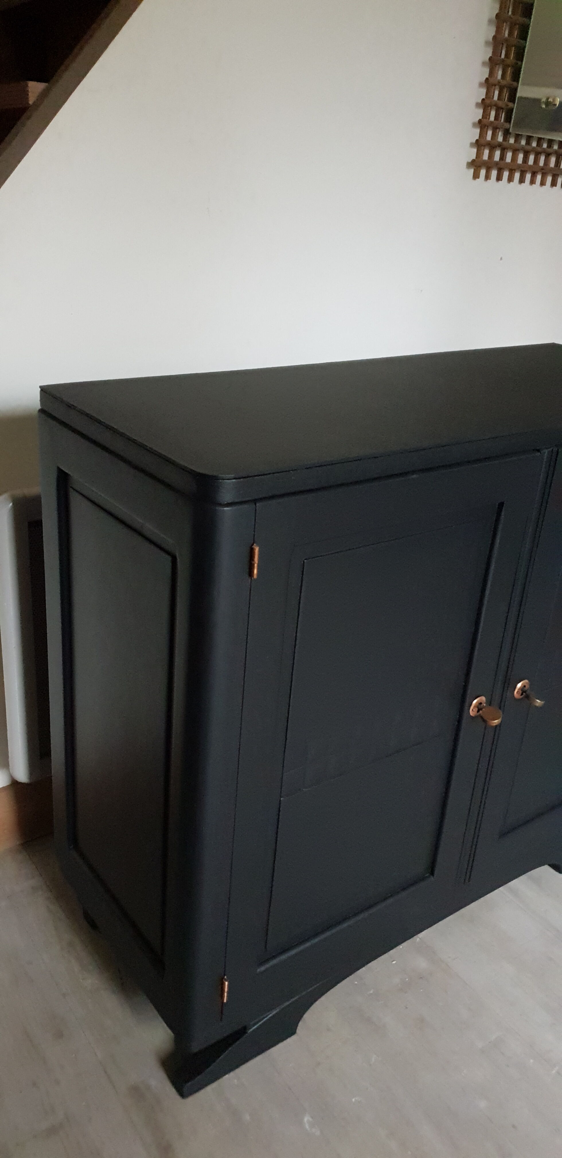 Black art deco buffet