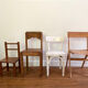 Small white wooden children's bistro chair