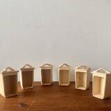 Art Deco wall spice rack