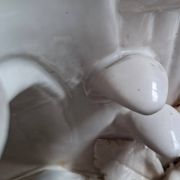 Elegante Colonna con Angeli in Ceramica – Stile Neo-Barocco (Anni '80)