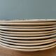Set of 11 hollow plates in Sarreguemines earthenware, Rusticana model