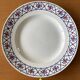 6 antique flat plates in Saint-Amand earthenware (Nord)