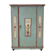 Antique German wedding armoire, hand-painted, 1818.