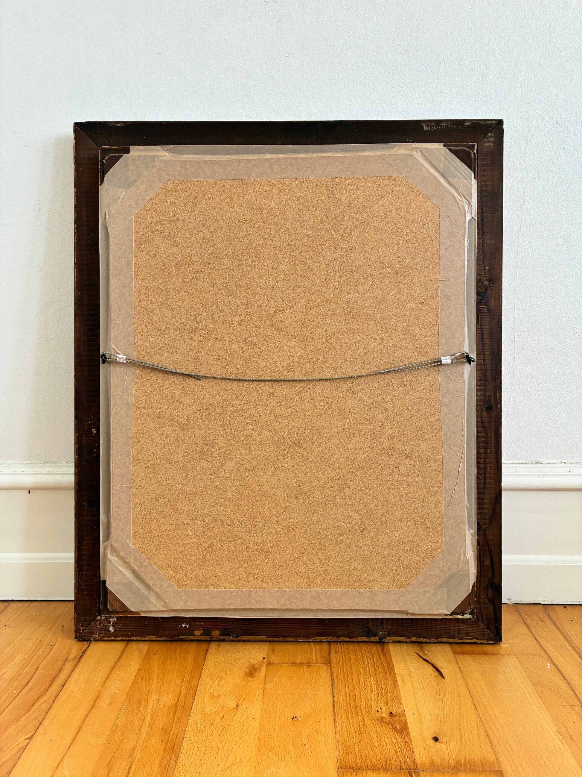 Paire de miroirs muraux en bois doré danois antiques, fin du 19e siècle