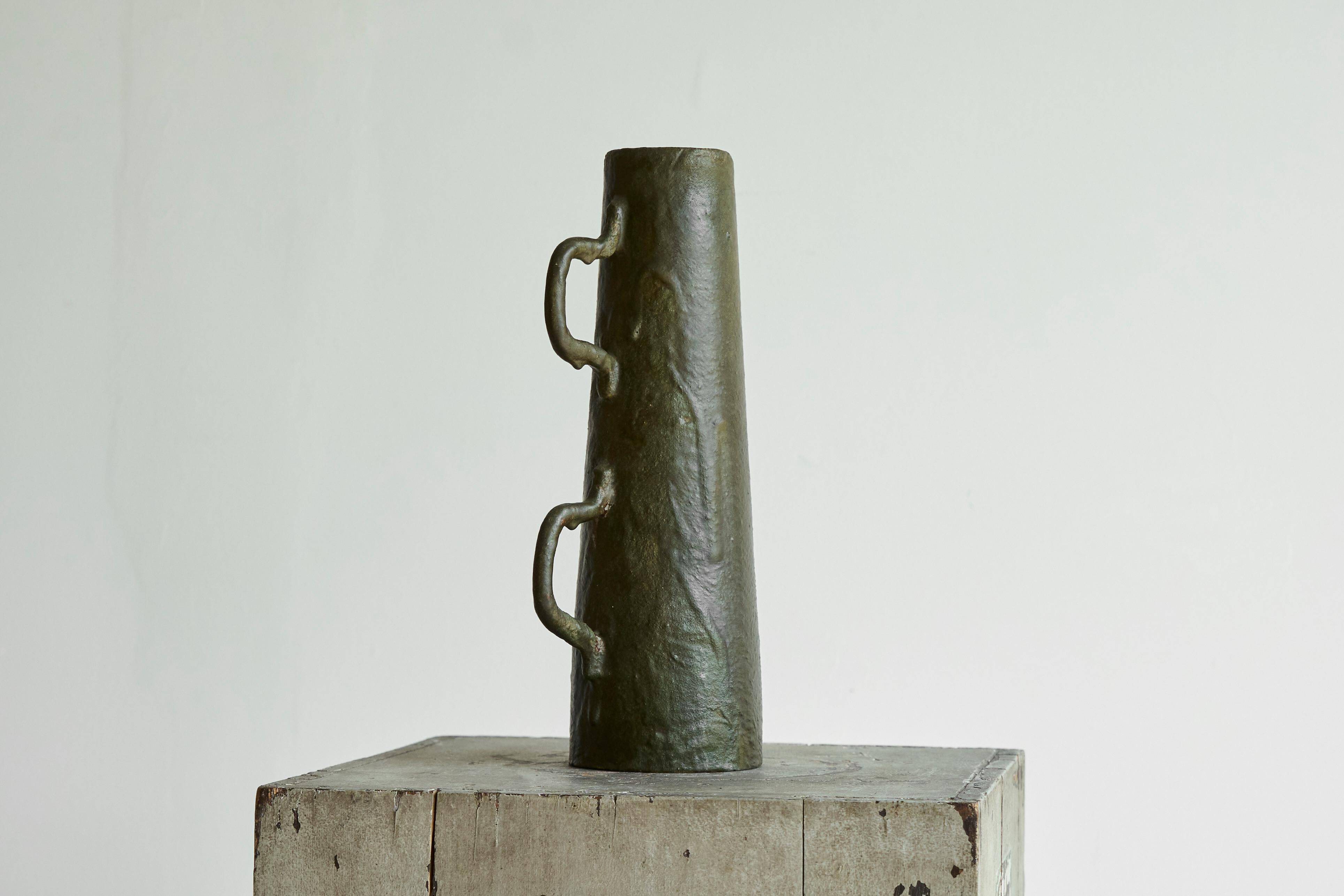 Italian jug in studio pottery from the mid-century, 1960s.