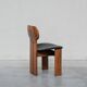 Set of Six 'Africa' Mid-Century Italian Dining Chairs by Scarpa