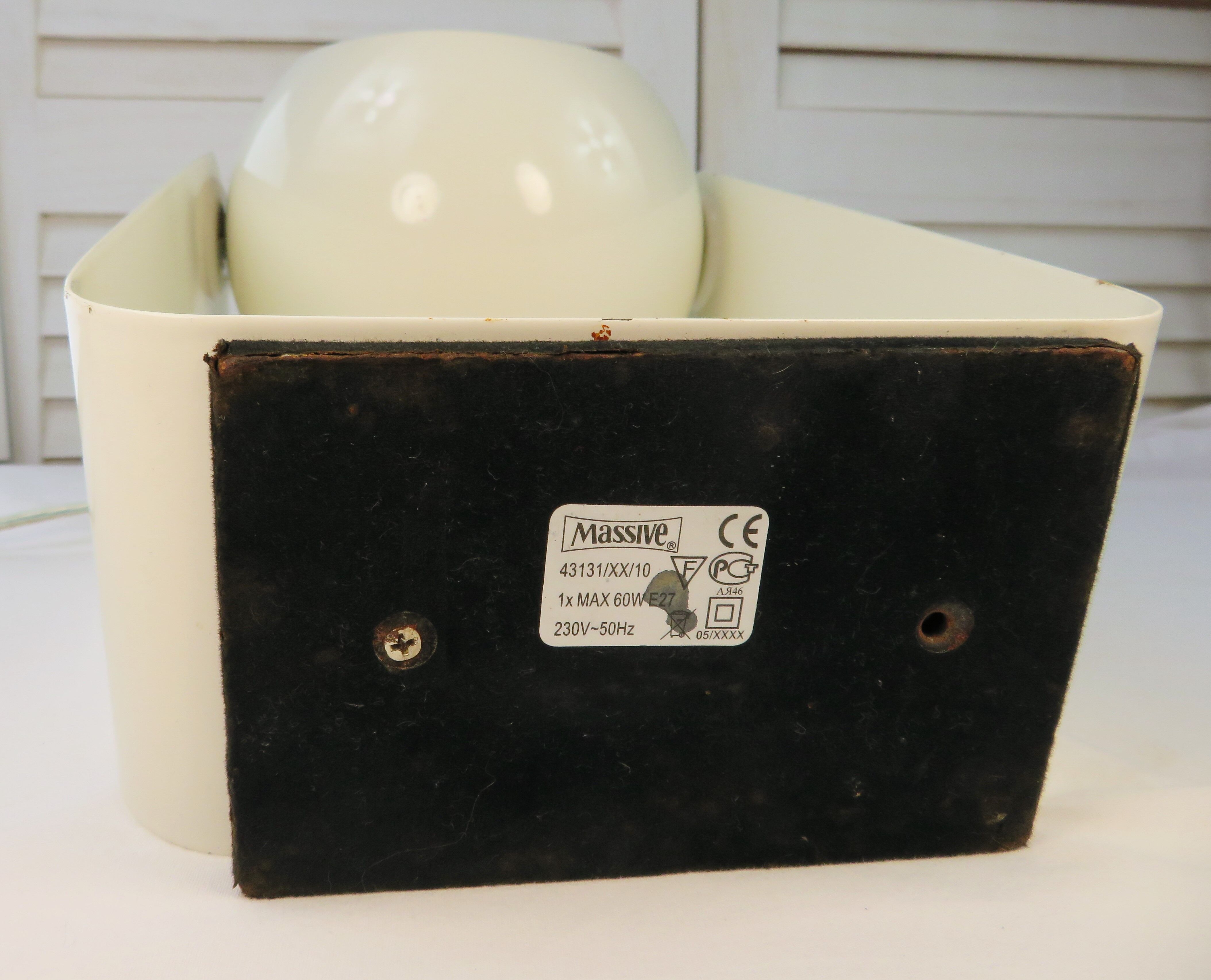 Eyeball desk lamp brand massive vintage