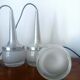 Trois suspensions space age Staff Leuchten 1970
